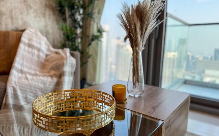 55th Floor 2BR with Burj View & Infinity Pool