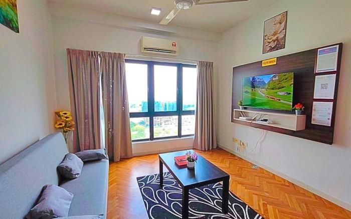 1R1B Cozy Emira Home|4min to Aeon Big|6 Pax|Wi-Fi