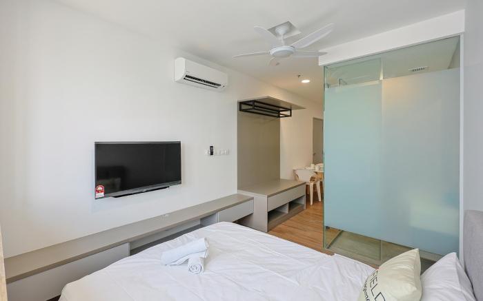 Grey rustic style 2pax apartment by Nexx Field