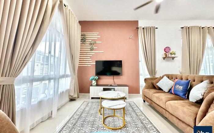 Pearls Suite.TmnImpianEmas@4BR Stadium Arena Emas