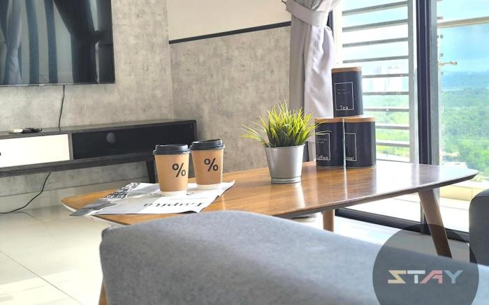 Meridin Sovo Modern Grey Tone 2BED Poolview BySTAY