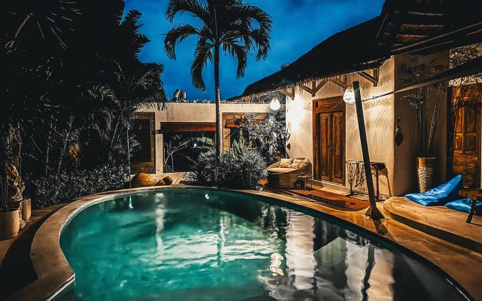 Luxury 3BR Villa with Pool Ricefield Near Canggu