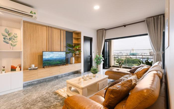 Huge 6 paxs apartment 2 bedroom at centre*poolgym