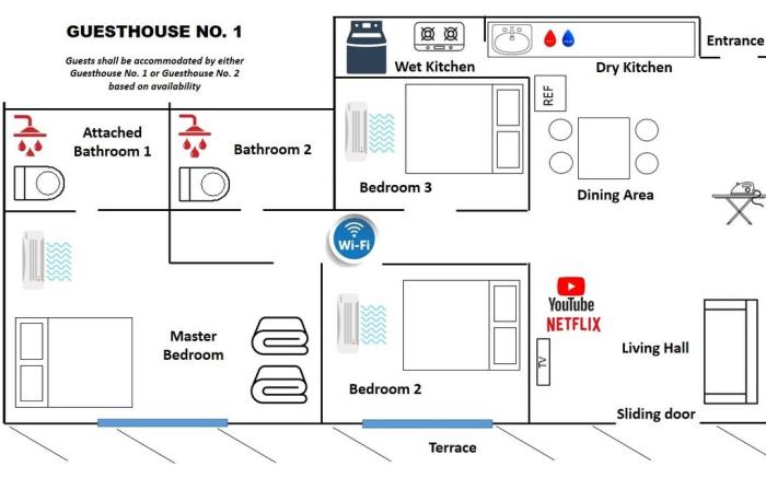 Del's Guesthouse @ Southville Same Level with Pool