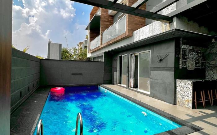 Boss 3BHK with Pvt Pool By Stellar Stays