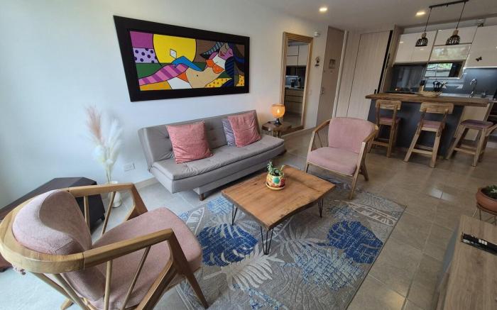Bel207-Apartamento de lujo con aire acondicionado.