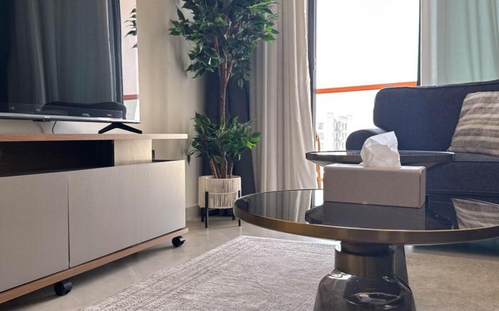 ASHRI Luxurious apt in Binghatti Avenue, AlJaddaf