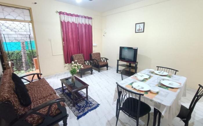 2 Bedroom Near Candolim Beach 5min walk Wid AC-DA2