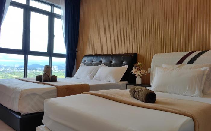 High Floor|Near Airport|Cozy Room|K Avenue 4 Pax