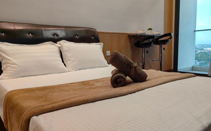 High Floor|Near Airport|Cozy Room|K Avenue 4 Pax