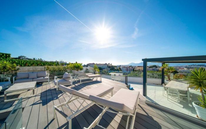 Sumptuous terrace apartment - Cannes - Sea view