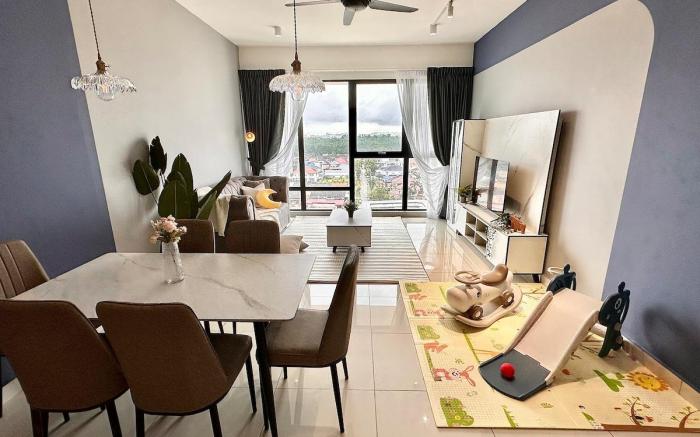 Mosaic 3BR Cozy Retreat &Relaxing Bathtub 10-16Pax