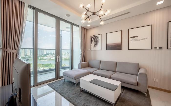 2PN 80m2 -Vinhomes Central Park view đẹp,ban công