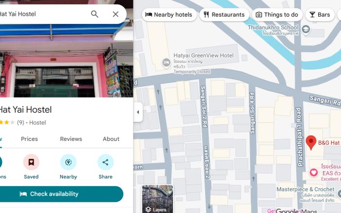 B&G Hat Yai Hostel ( Prince - shared bathroom )