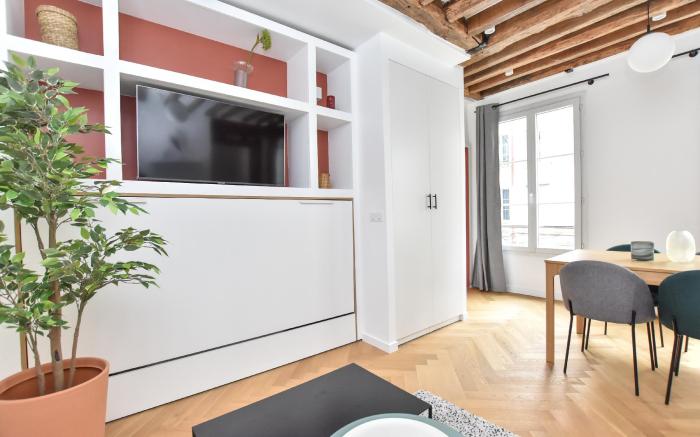 Peaceful 1BR/4P apartment République - Le Marais