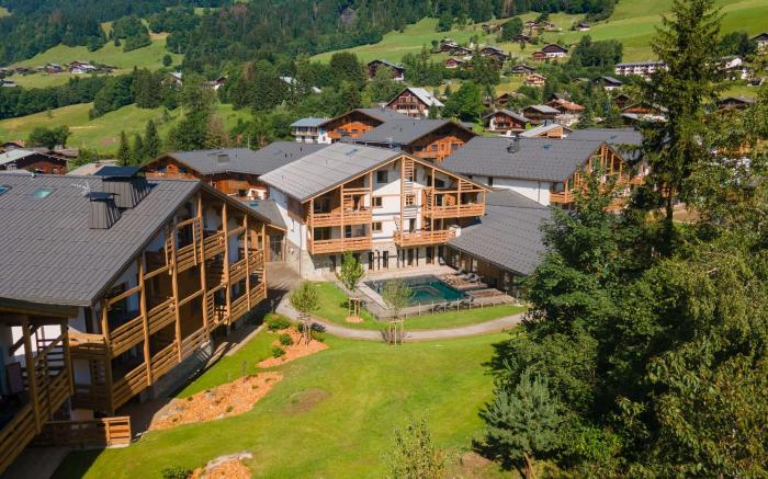 Charming Apt with view 2BD/6P -Residence in Megève