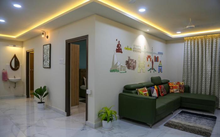 Cozy 3 bhk A/C home @ wipro circle
