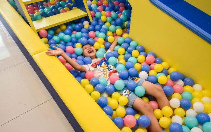 Castle Slide Playground & Ball Pool @ Macrolink