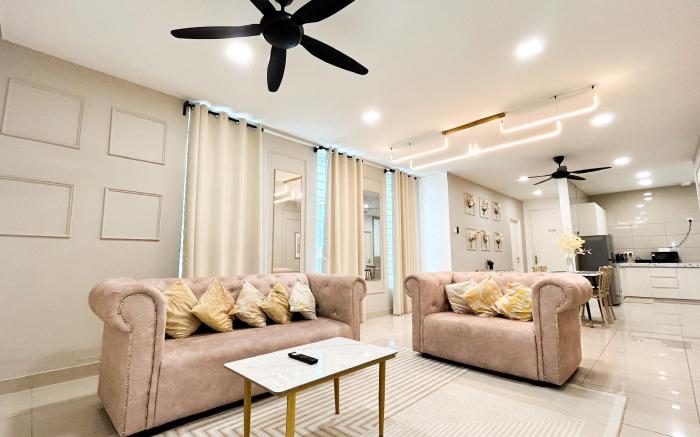 Nordic Zetapark 3 bedroom | Wi-Fi | 9 Pax