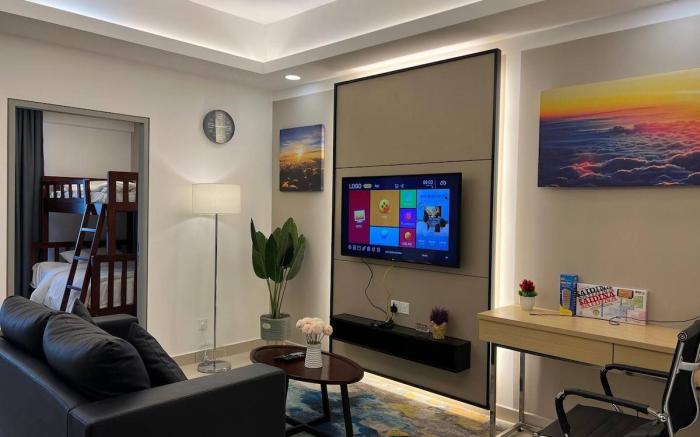 Breezing Retreat: Cozy 2BR at Ion Delemen, Lvl 23
