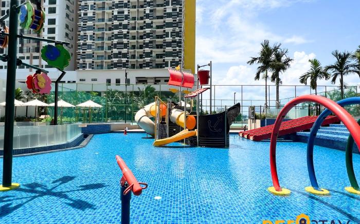 Melaka Bali Residence Pool Sea View Kids Playroom
