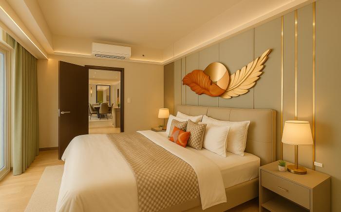 4BR Stylish Stay | Balcony | Walk to Okada