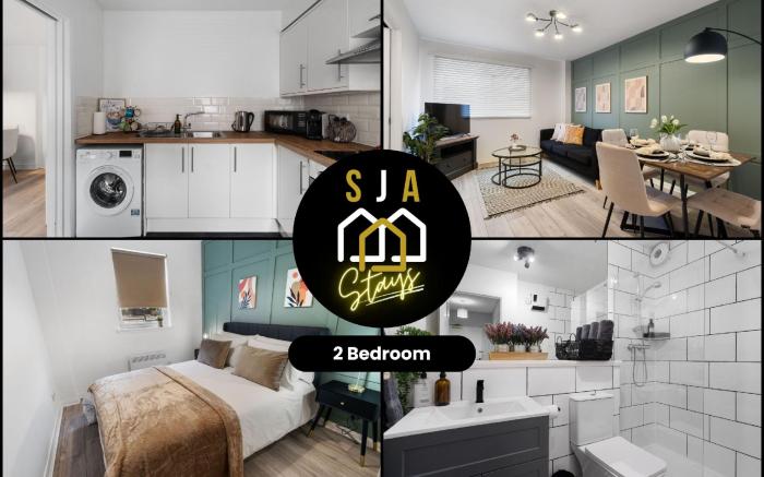 Strawberrybank Stay - SJA Stays - Modern 2 Bed Apartment
