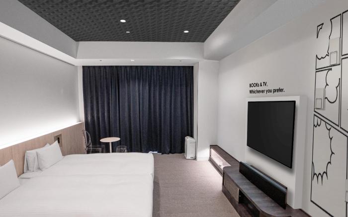 IN THE LIBRARY hotel and books TOKOROZAWA