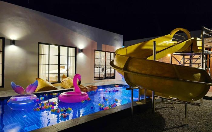 Fin camping&pool villa 