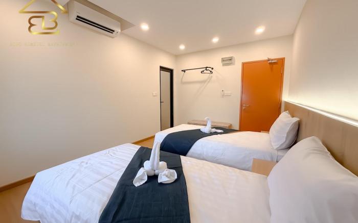 Co-living Twin Room near Ipoh Town with P Bathroom