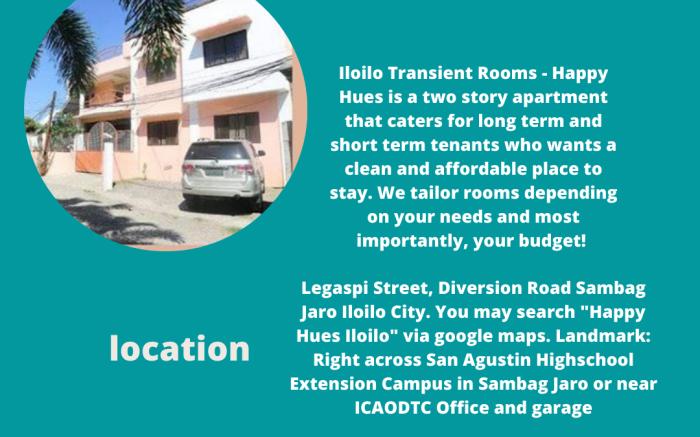 Iloilo Transient Rooms | 1-2 pax room | Room J