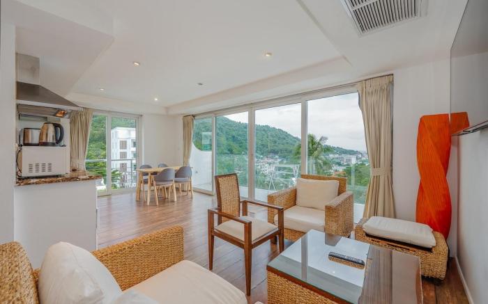 Sea-View Condo | 5 Min Walk to Kata Beach C206
