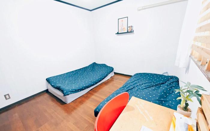 Private single room 3F-Y with shared bath & toilet