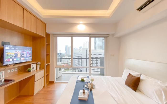 Warm Neutral Look Studio Apt Ambassade By Travelio
