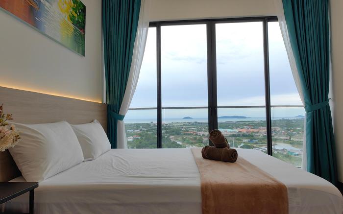 Free Parking|SunsetSeaview|High Floor|Kavenue 4Pax