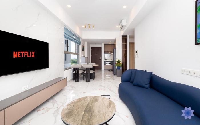 Premium 2BRs Apt, Free Gym&Pool,1.5km from airport