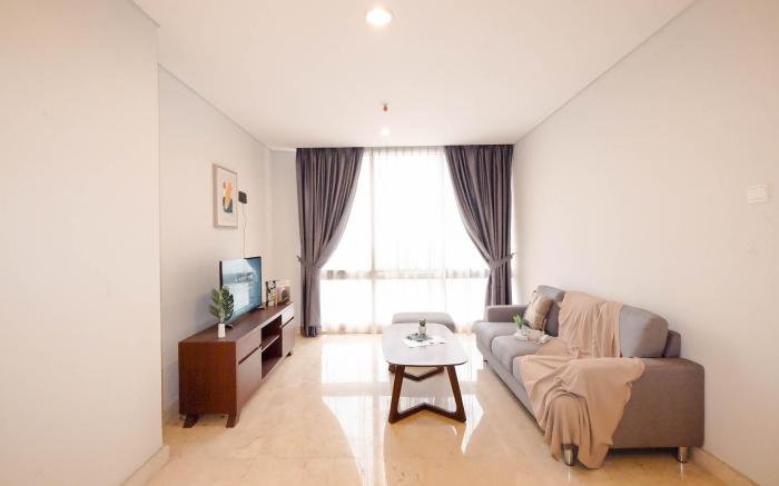 Apt 2BR at Masterpiece The Epicentrum By Travelio