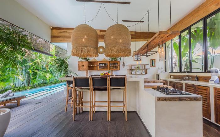 Luxury 3BR Pool Ricefield Villa Ubuntu near Canggu