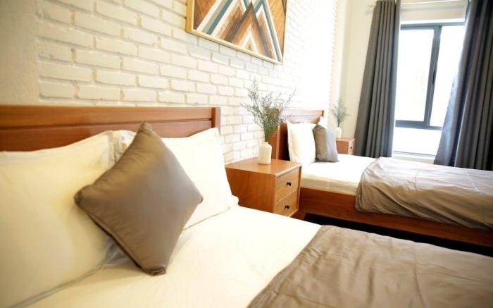 Spacious Double Room for Four