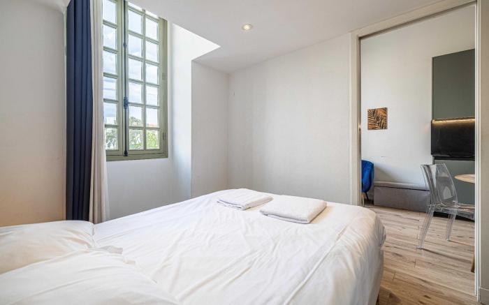 a/c Mezzanine apt 2BR/4P - Place Garibaldi