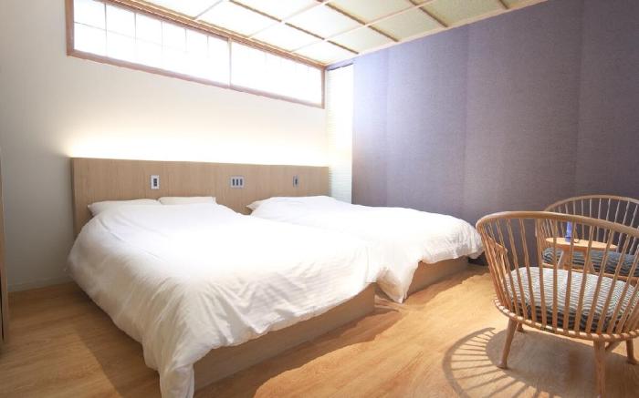 東本願寺徒歩3分の町家風ホテル/五条駅徒歩5分/最大4名/京都駅徒歩圏/利々京都/2・3