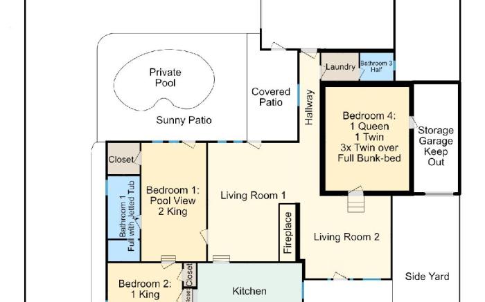 4 Bedrm Private Pool/Yard/GameGarage/RooftopDeck