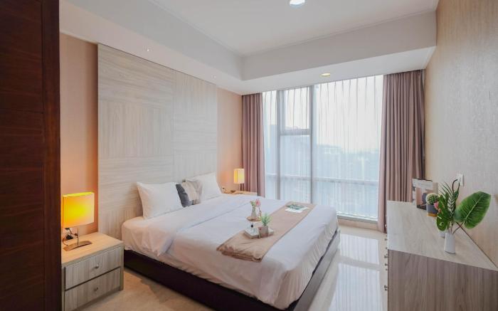 Elegant Earth Tone 3BR Ciputra World 1 By Travelio