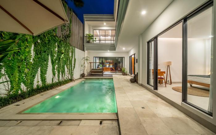 Lindt- 3BDR Villa with Private Pool and Ricefield 
