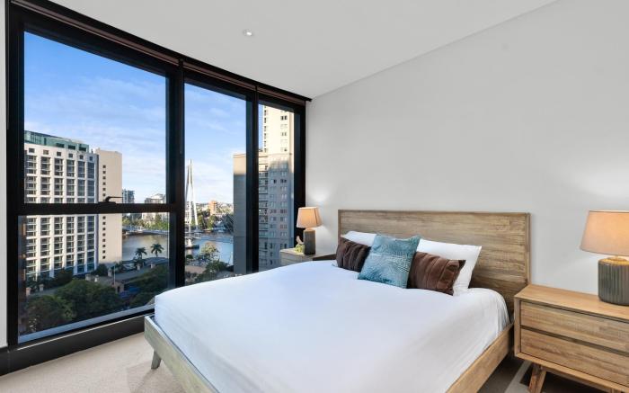 Stylish 1-Bed Apartment in Heart of Brisbane