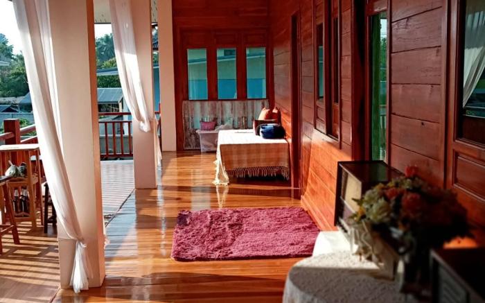 Twin  bed in Nan Sukkho Homestay