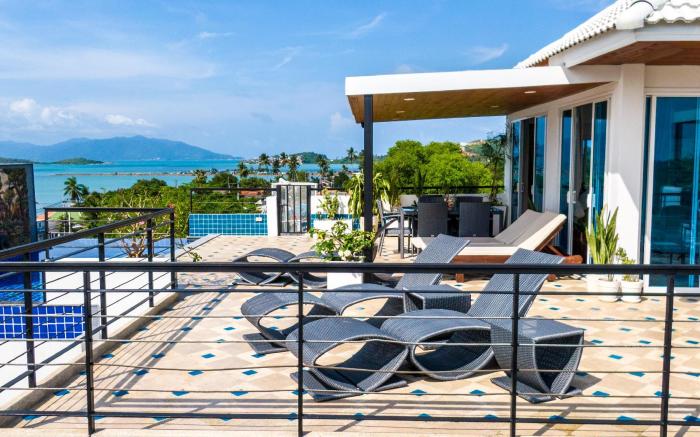 Sea Beach front pool " Celebrity Ocean View Villa 