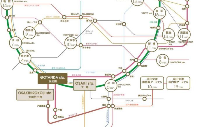 Newly Opend,Shinagawa 5 mins Shibuya 7 mins, Onsen