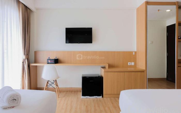 Twin Bed Studio Room Annora Living Apt By Travelio
