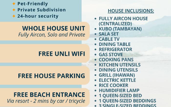 Two Roses Staycation - Laiya Beach, Batangas